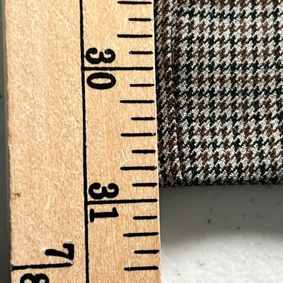 New Christopher & Banks Pants Womens 14 Houndstooth Tapered Mid Rise Sha… - Picture 9 of 9
